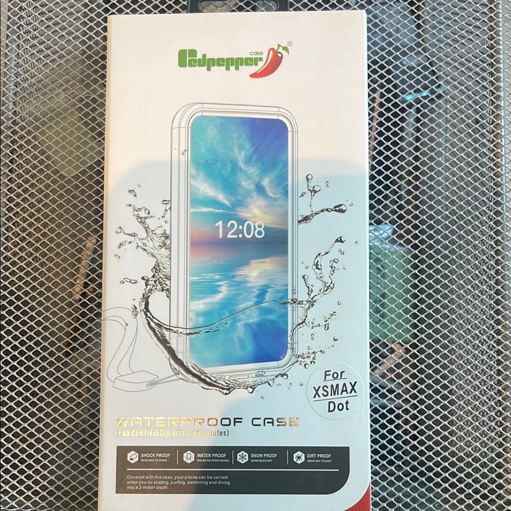 White Waterproof Phone Case